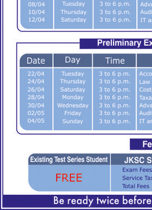 Time Test Series Mba j k shah classes ipcc test series 2014 Time Test Series Mba j k shah classes ipcc test series 2014